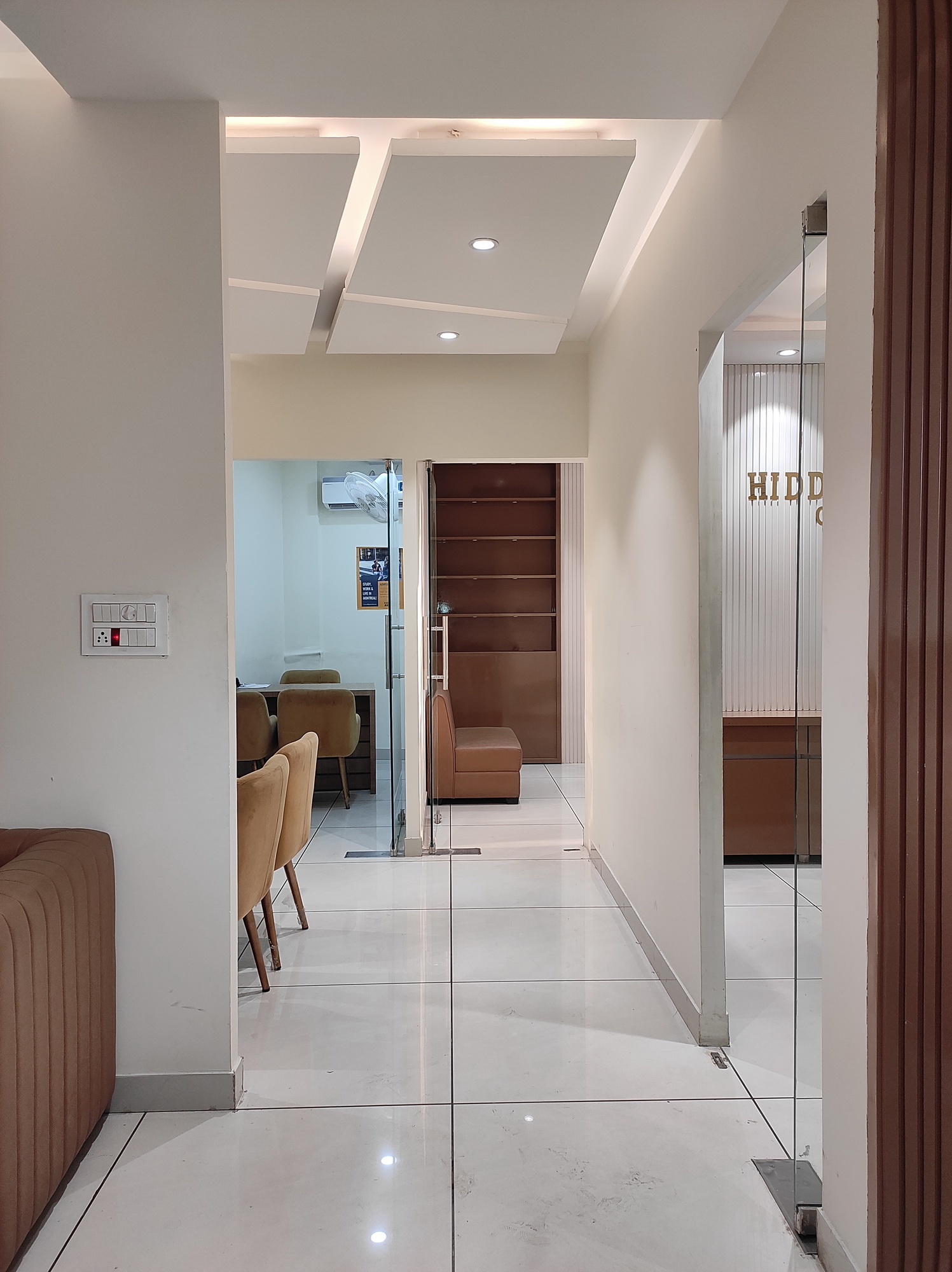 Hidden Pearls office hallway